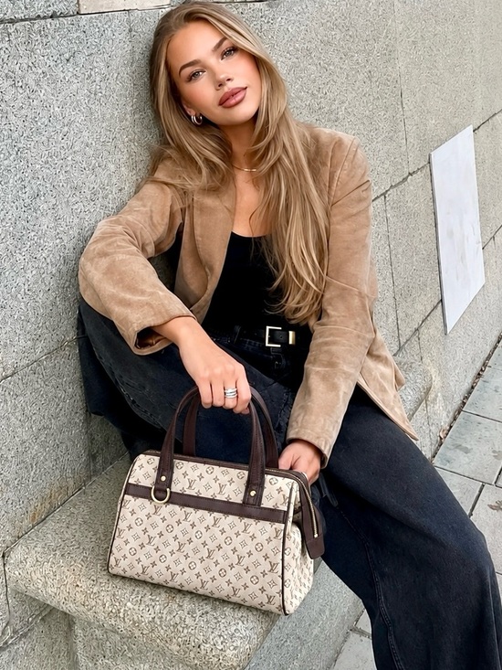 Louis Vuitton Handbags - Louis Vuitton LV Canvas Monogram Josephine PM Carryall Tote Purse